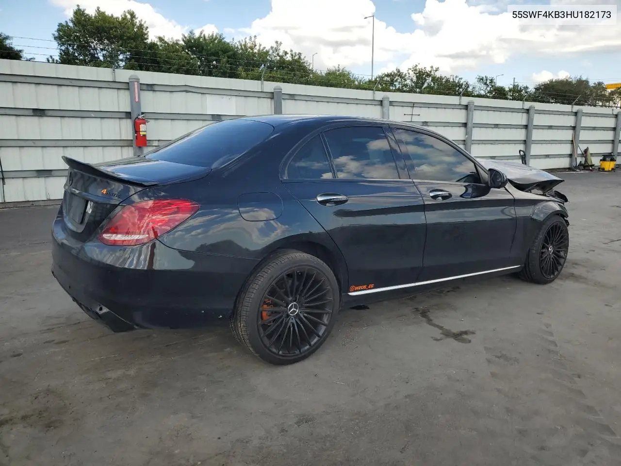 55SWF4KB3HU182173 2017 Mercedes-Benz C 300 4Matic