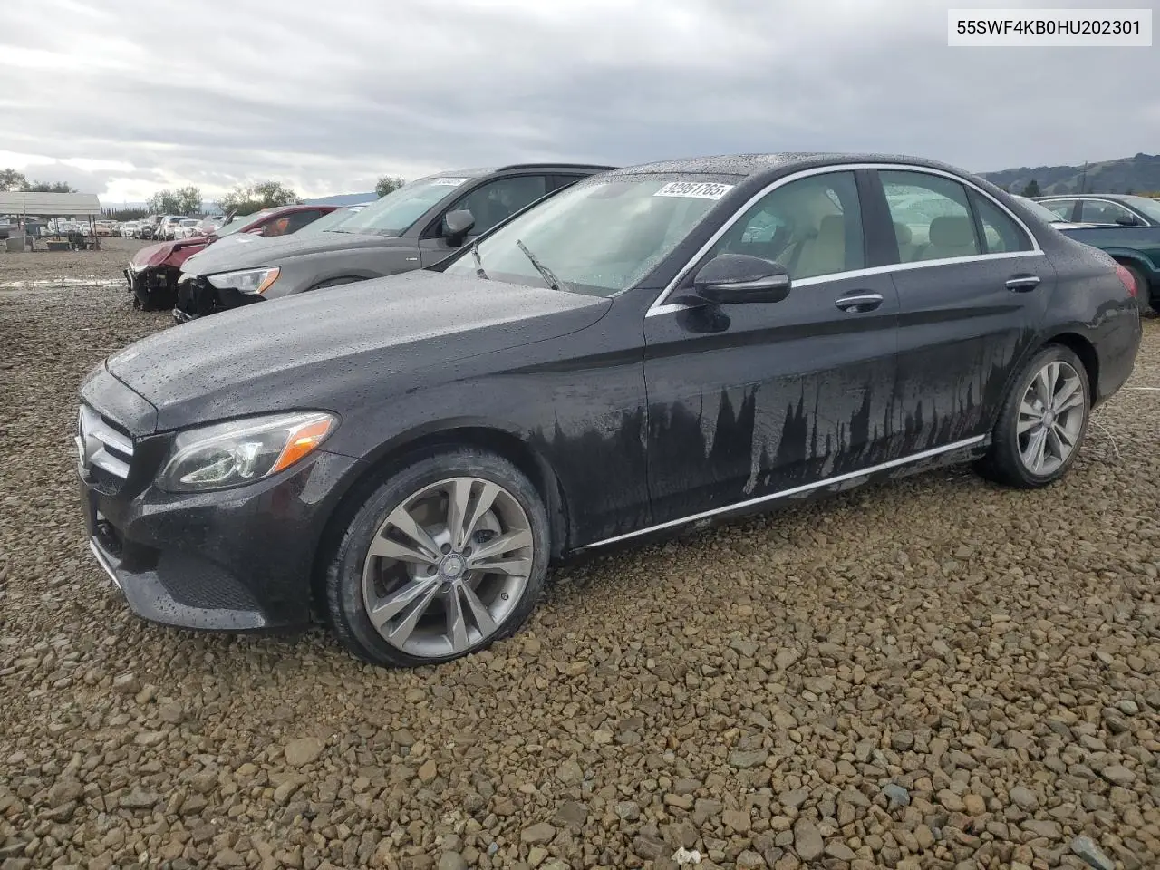 55SWF4KB0HU202301 2017 Mercedes-Benz C 300 4Matic