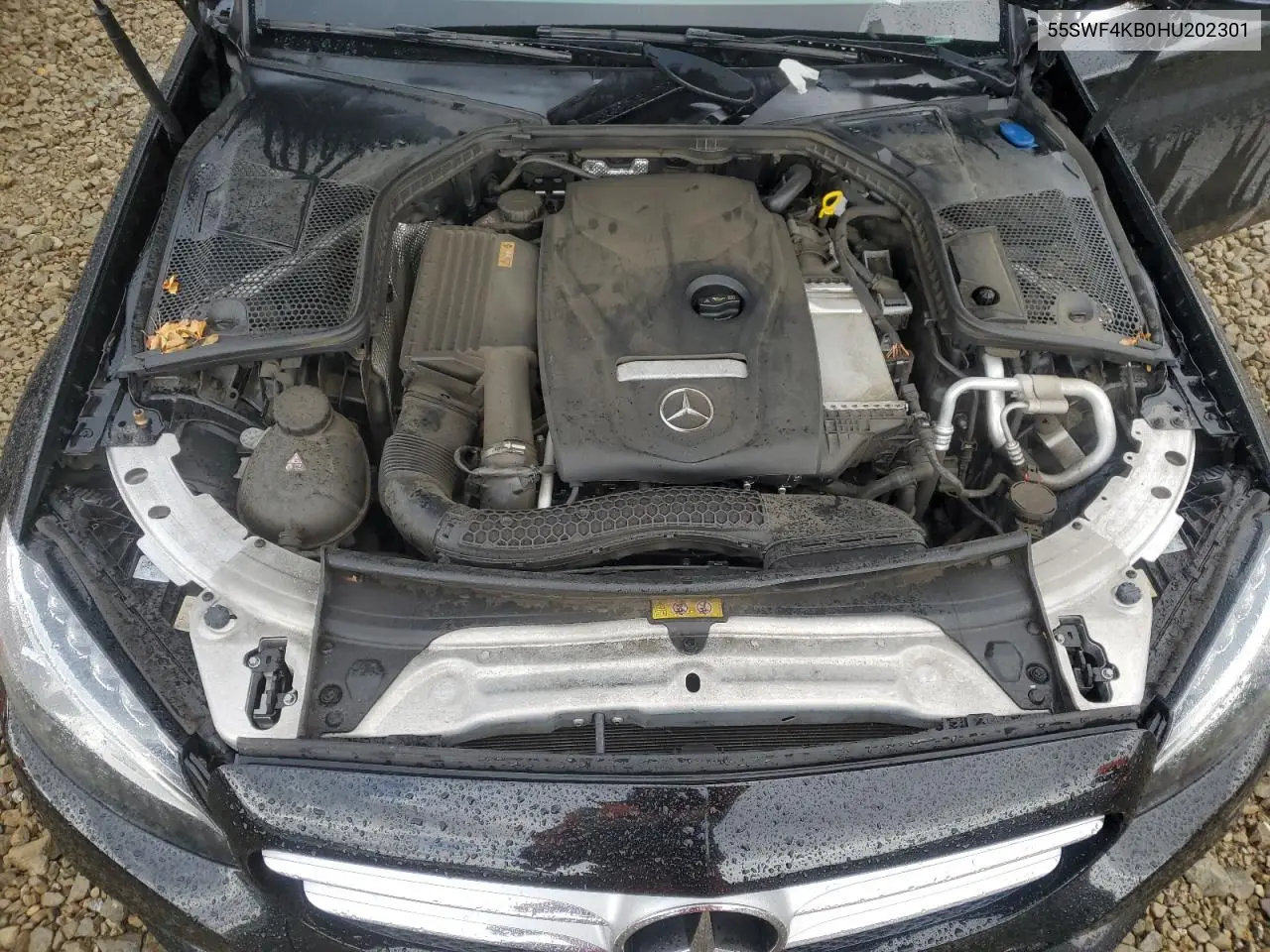 55SWF4KB0HU202301 2017 Mercedes-Benz C 300 4Matic