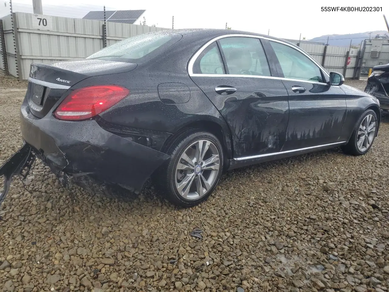 55SWF4KB0HU202301 2017 Mercedes-Benz C 300 4Matic