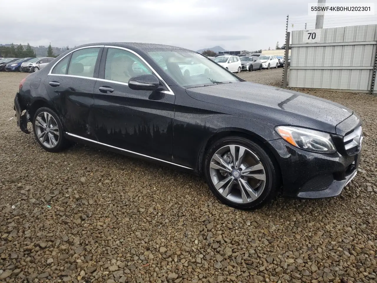 55SWF4KB0HU202301 2017 Mercedes-Benz C 300 4Matic