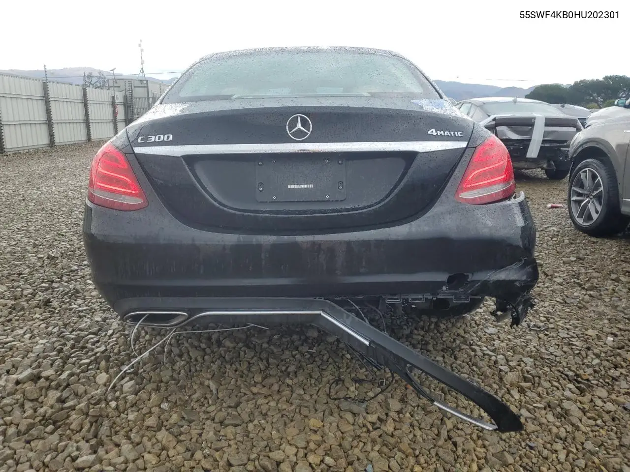 55SWF4KB0HU202301 2017 Mercedes-Benz C 300 4Matic
