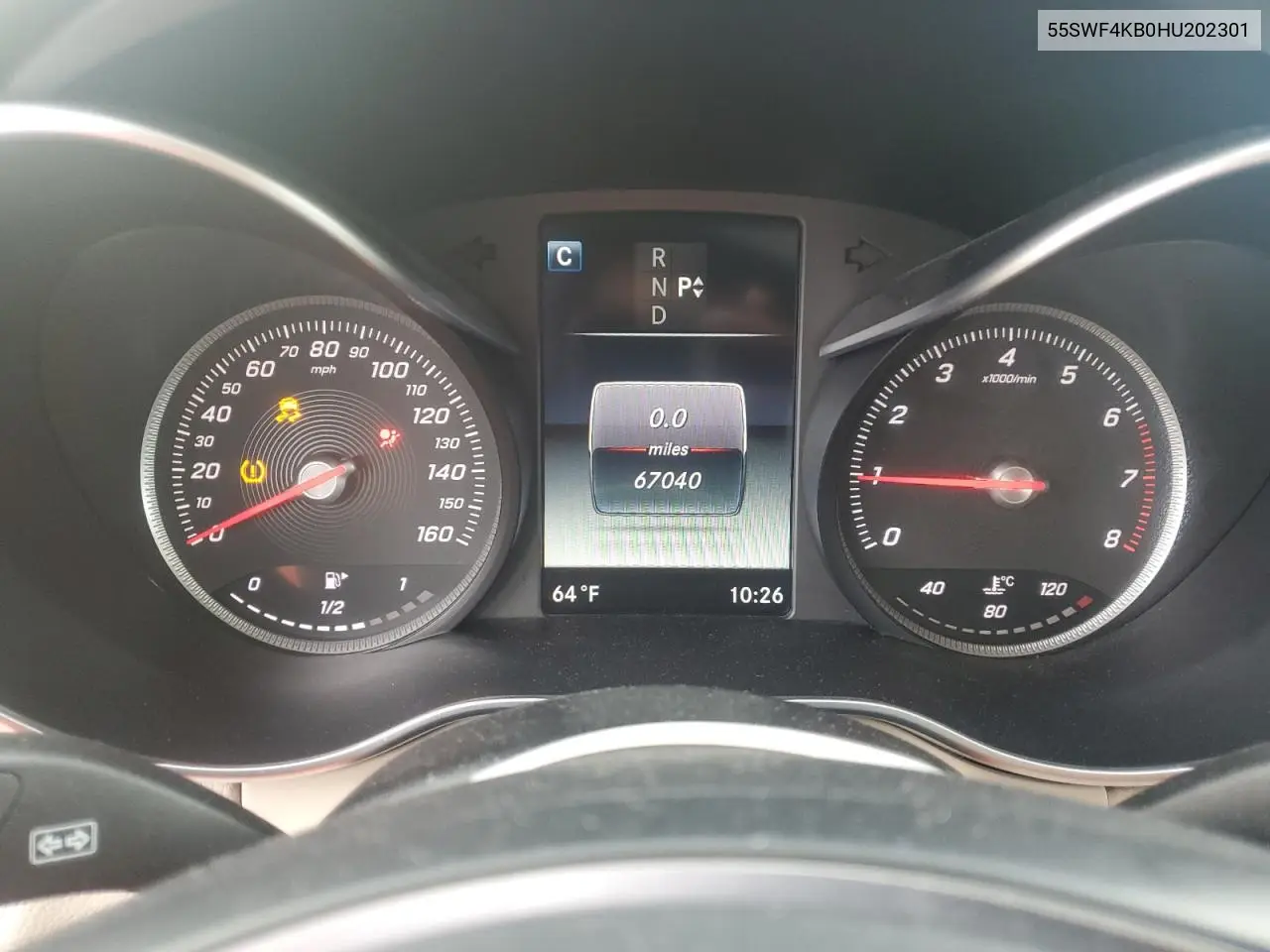 55SWF4KB0HU202301 2017 Mercedes-Benz C 300 4Matic