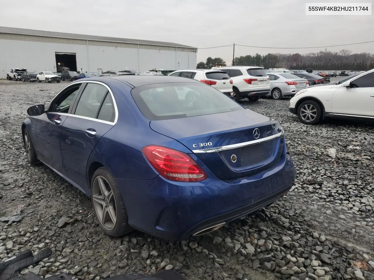 55SWF4KB2HU211744 2017 Mercedes-Benz C 300 4Matic