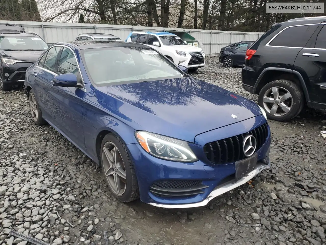 55SWF4KB2HU211744 2017 Mercedes-Benz C 300 4Matic