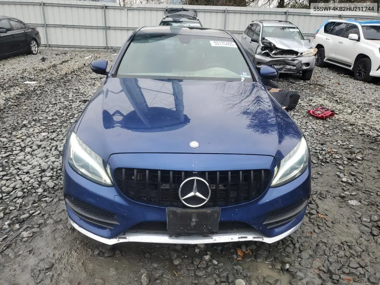 55SWF4KB2HU211744 2017 Mercedes-Benz C 300 4Matic