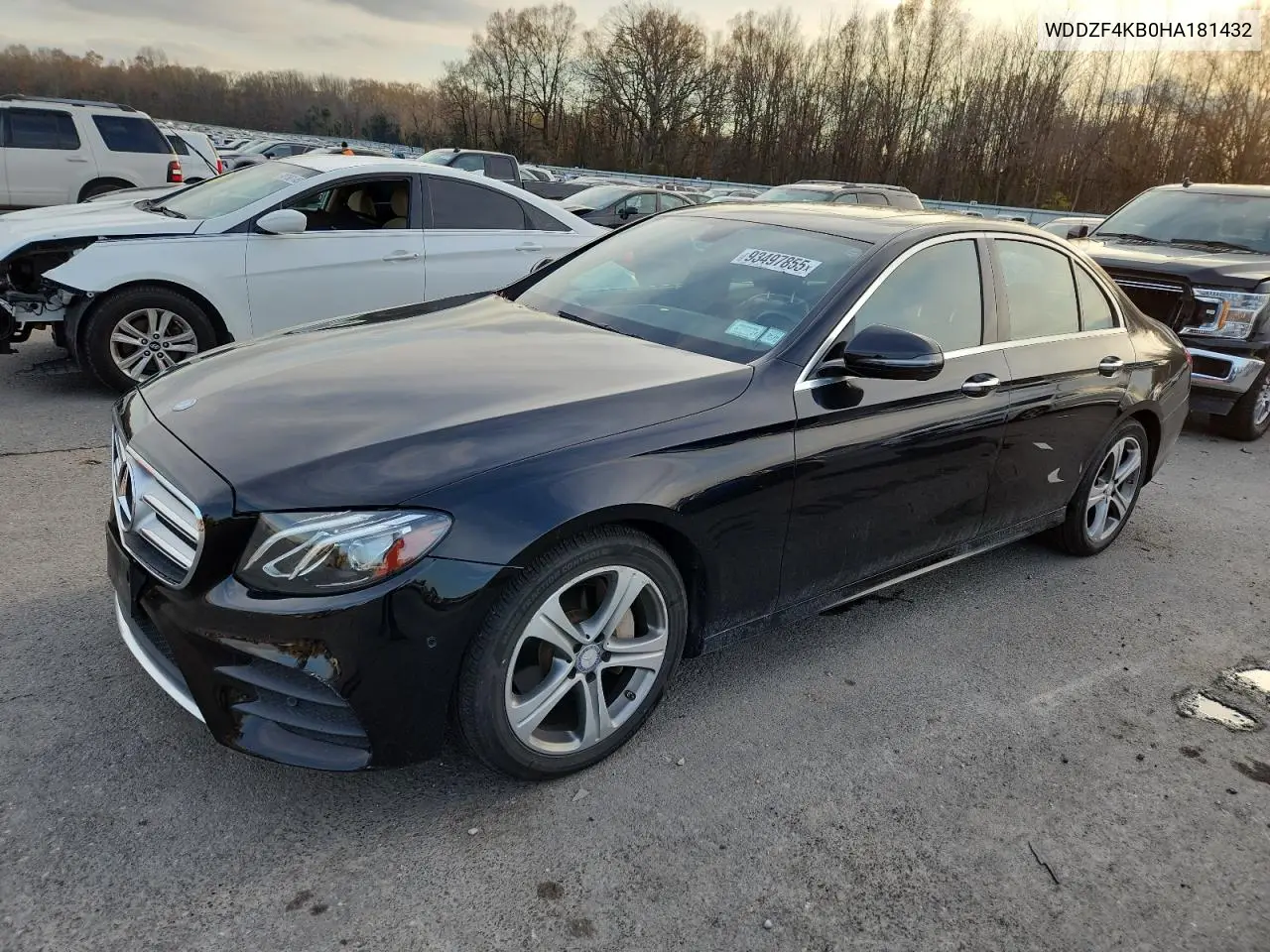 WDDZF4KB0HA181432 2017 Mercedes-Benz E 300 4Matic