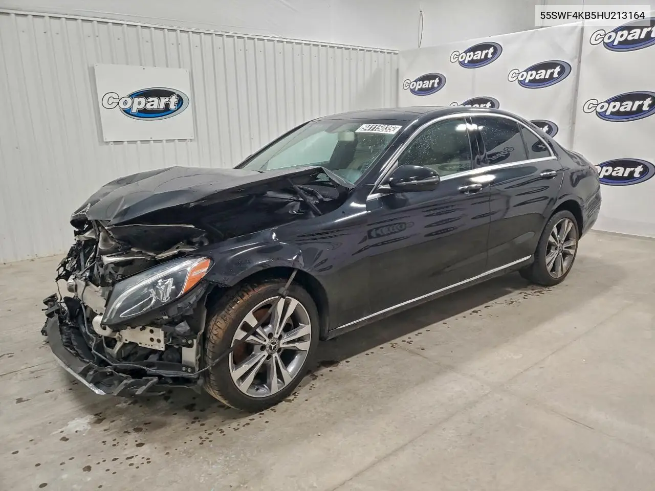 55SWF4KB5HU213164 2017 Mercedes-Benz C 300 4Matic
