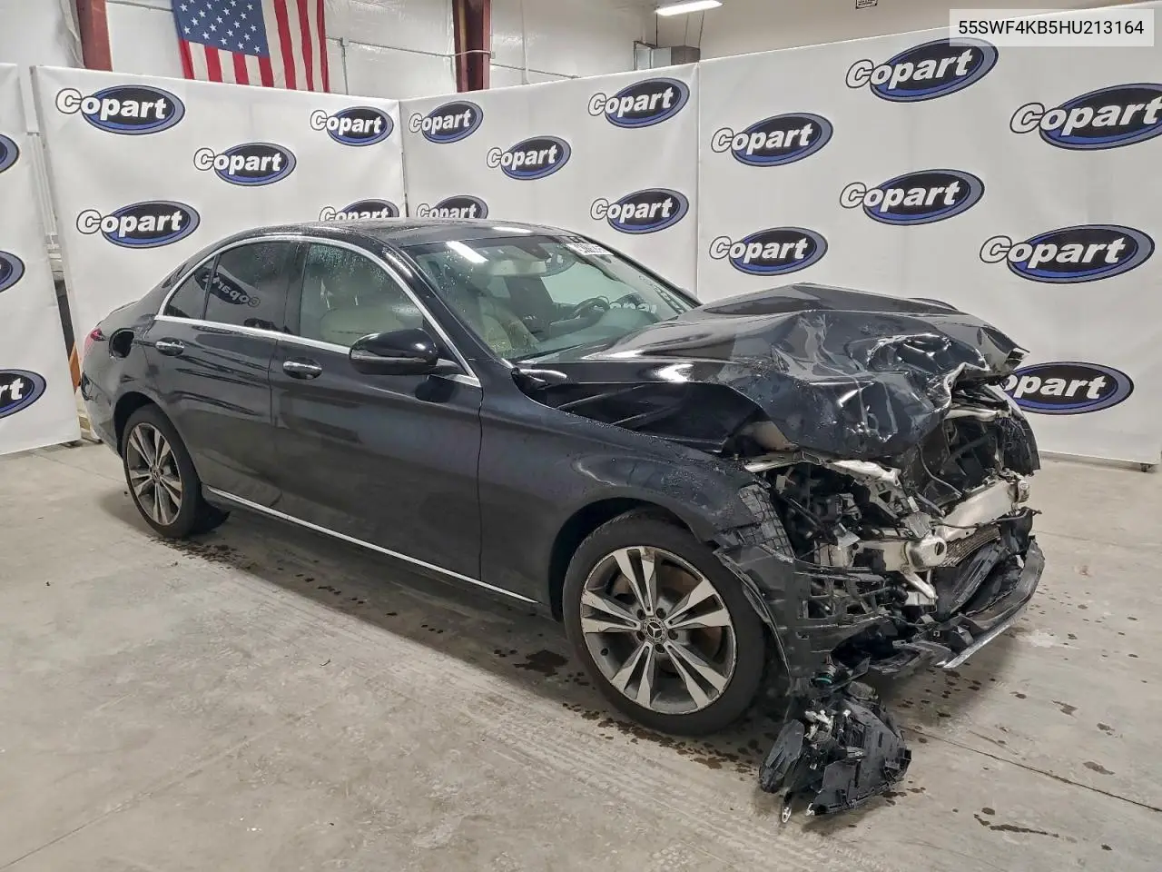 55SWF4KB5HU213164 2017 Mercedes-Benz C 300 4Matic