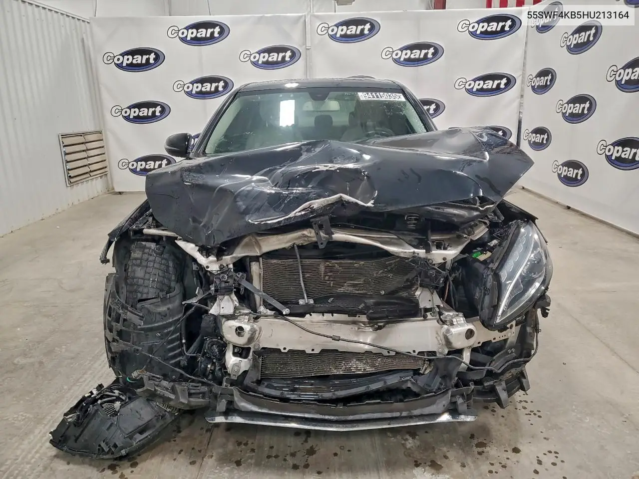 55SWF4KB5HU213164 2017 Mercedes-Benz C 300 4Matic
