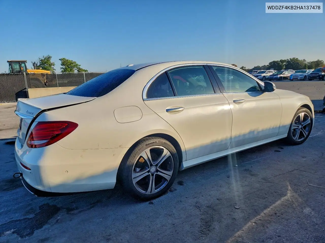 WDDZF4KB2HA137478 2017 Mercedes-Benz E 300 4Matic