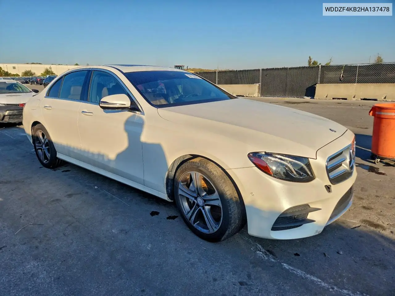 WDDZF4KB2HA137478 2017 Mercedes-Benz E 300 4Matic