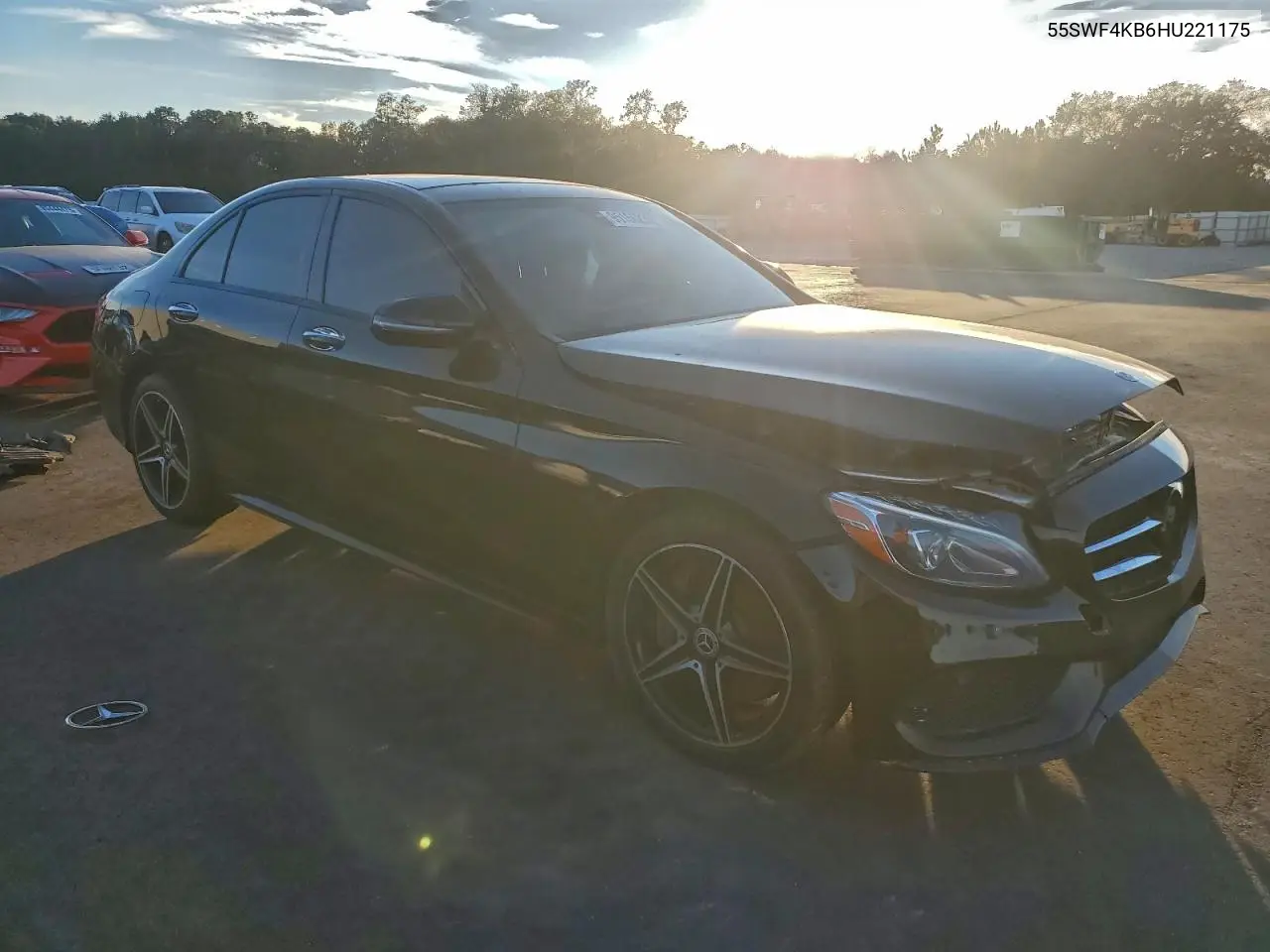55SWF4KB6HU221175 2017 Mercedes-Benz C 300 4Matic
