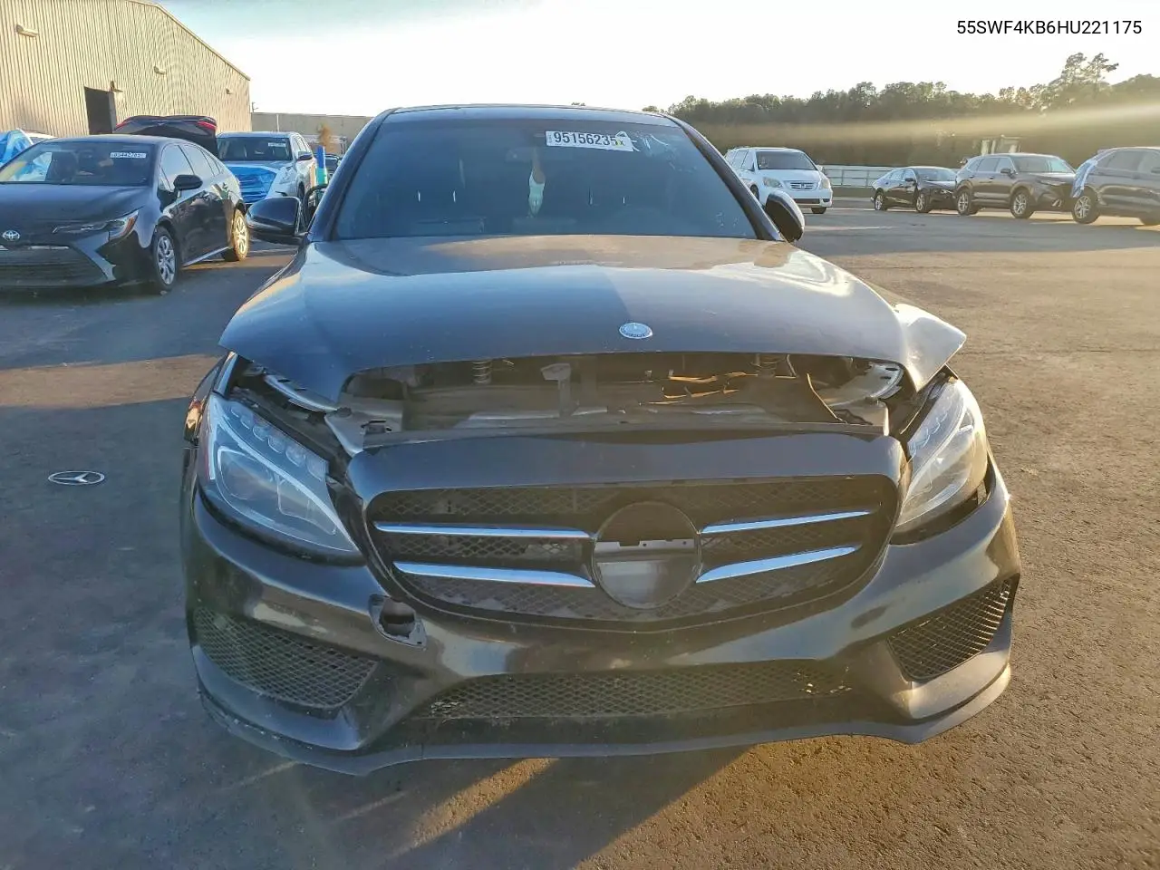 55SWF4KB6HU221175 2017 Mercedes-Benz C 300 4Matic