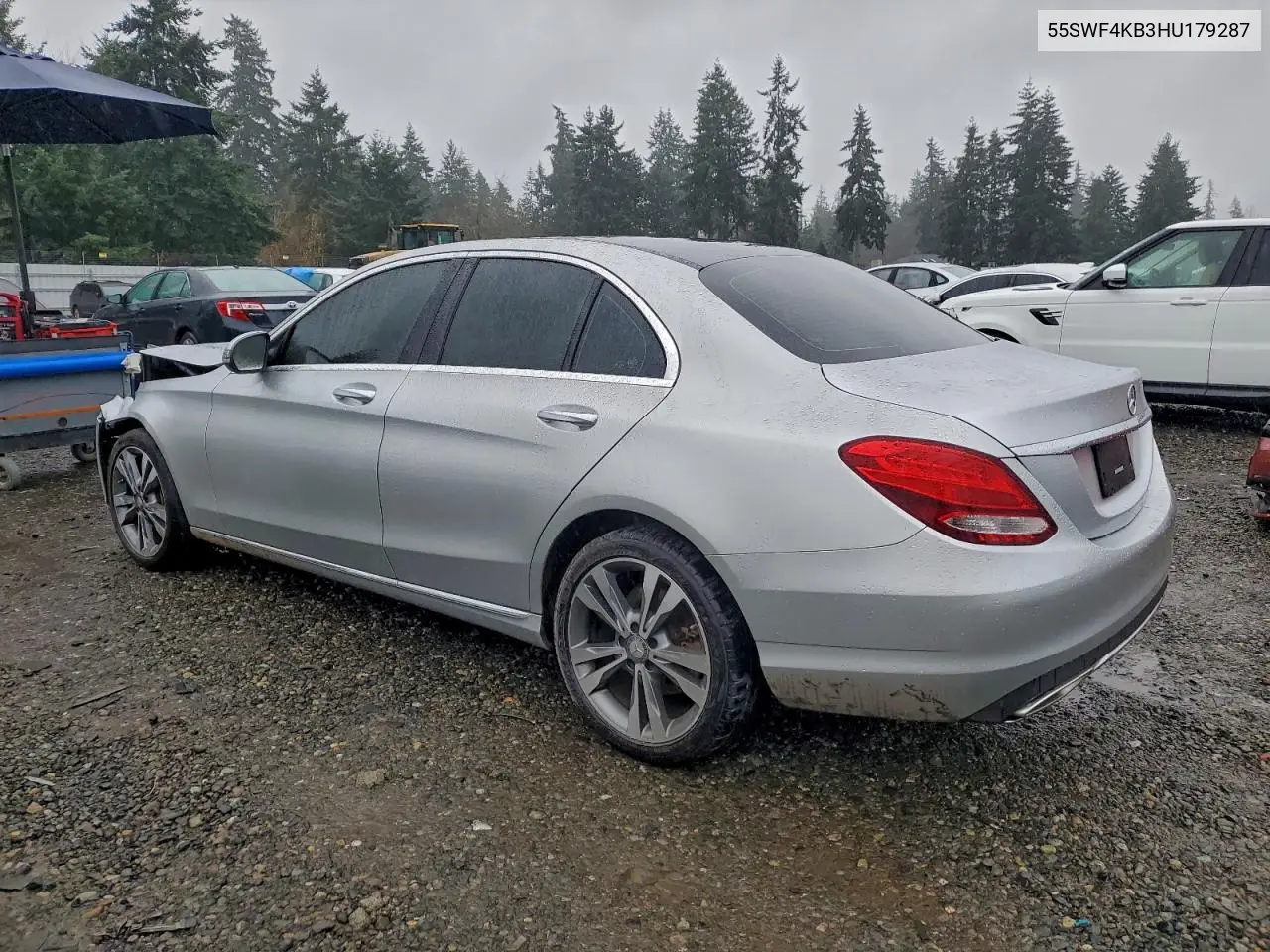 55SWF4KB3HU179287 2017 Mercedes-Benz C 300 4Matic