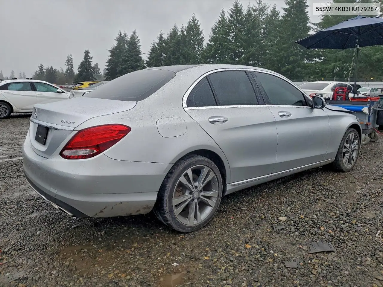 55SWF4KB3HU179287 2017 Mercedes-Benz C 300 4Matic