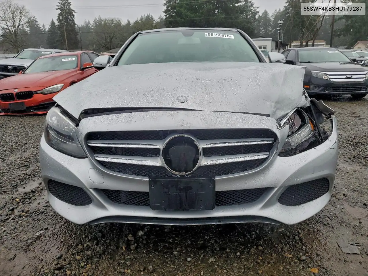 55SWF4KB3HU179287 2017 Mercedes-Benz C 300 4Matic
