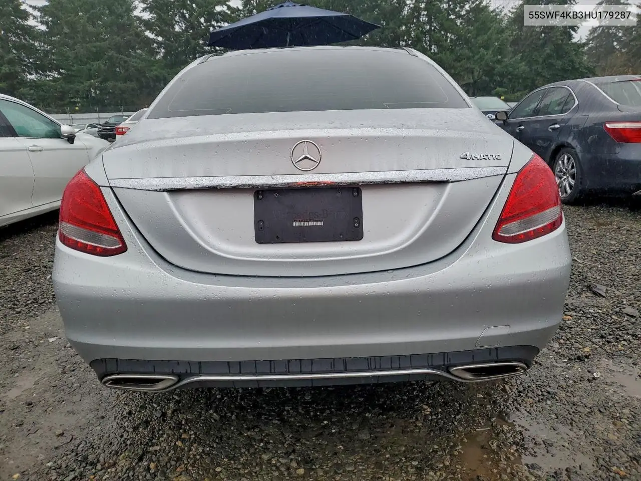 55SWF4KB3HU179287 2017 Mercedes-Benz C 300 4Matic