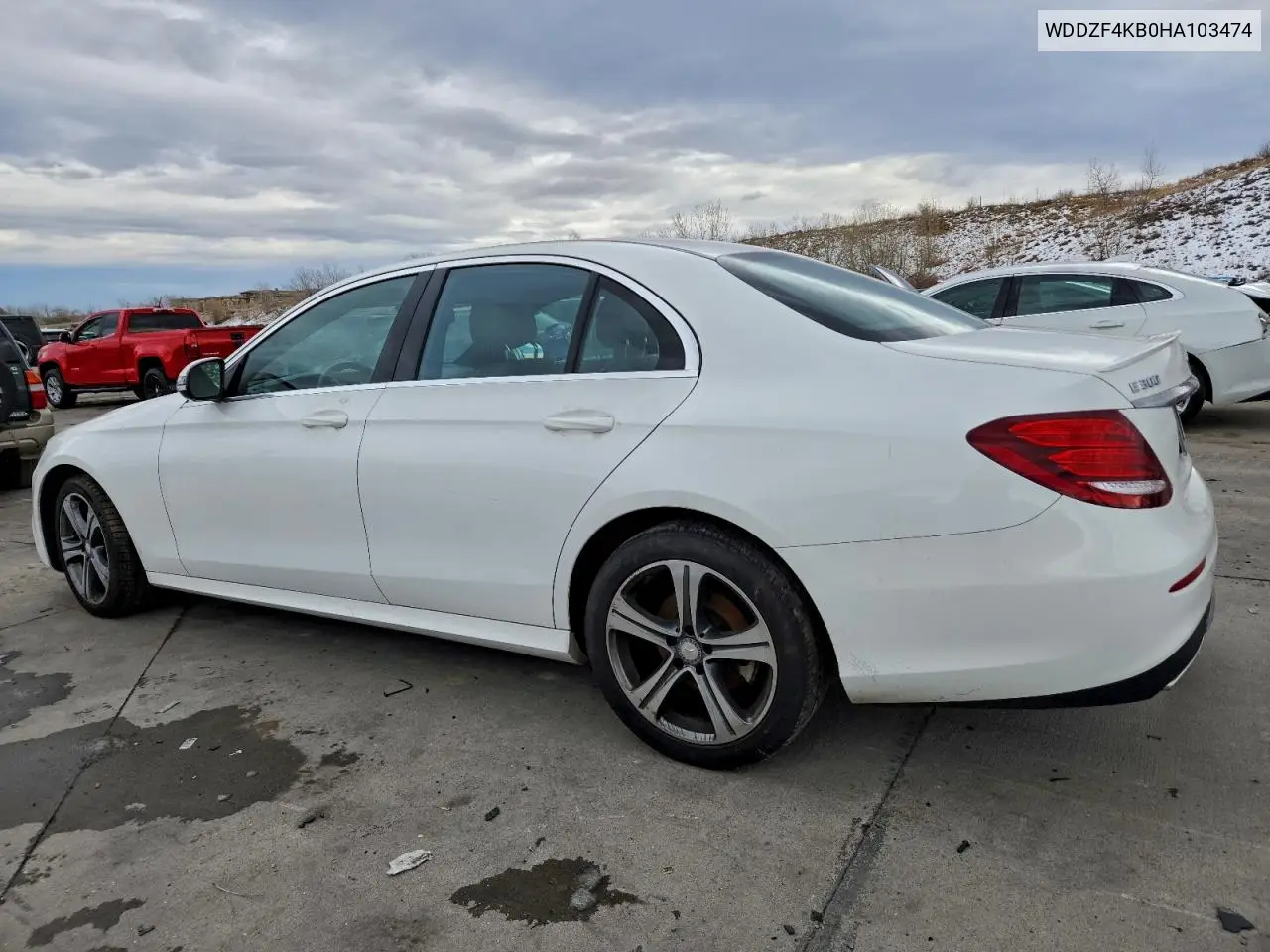 WDDZF4KB0HA103474 2017 Mercedes-Benz E 300 4Matic