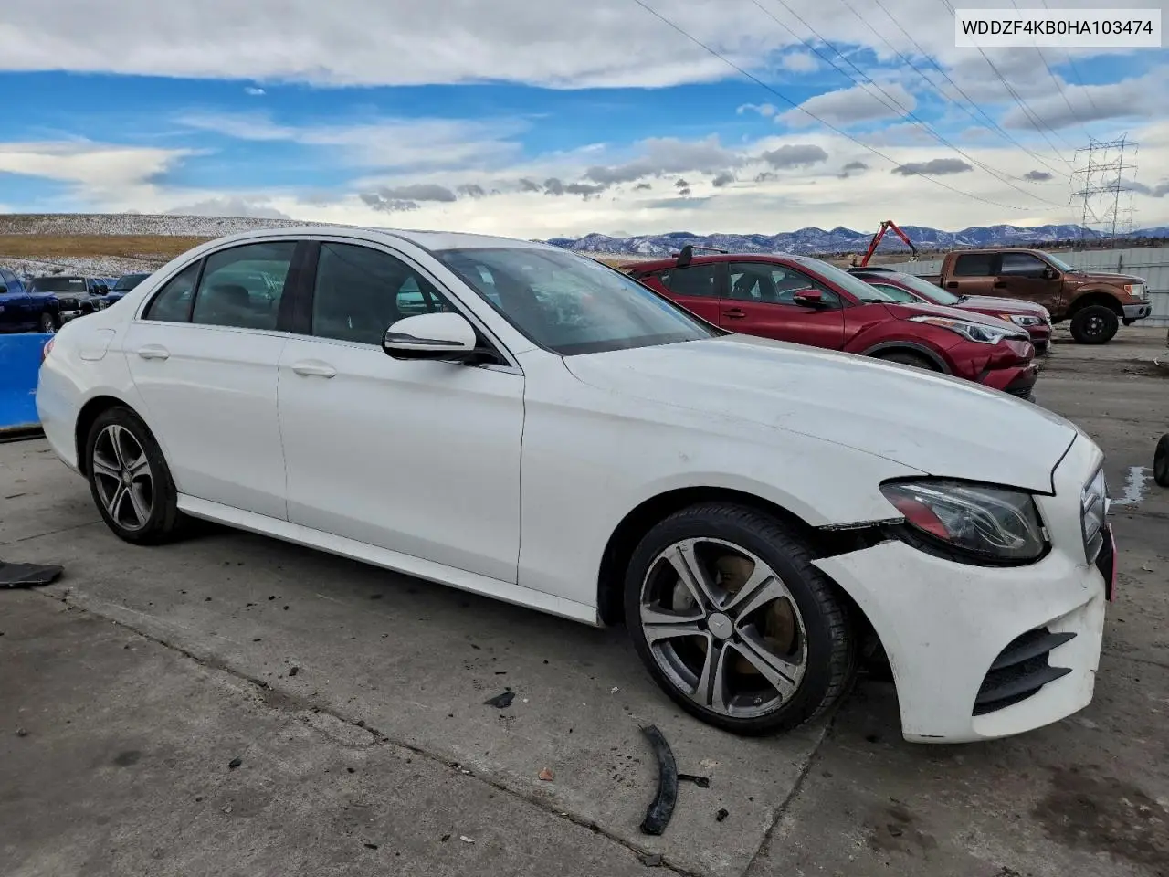 WDDZF4KB0HA103474 2017 Mercedes-Benz E 300 4Matic
