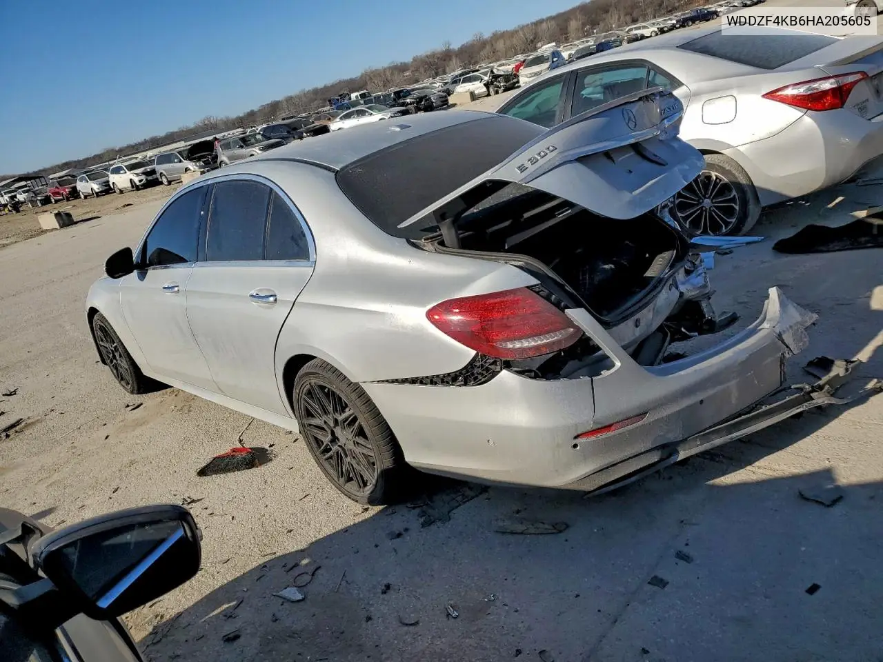 WDDZF4KB6HA205605 2017 Mercedes-Benz E 300 4Matic