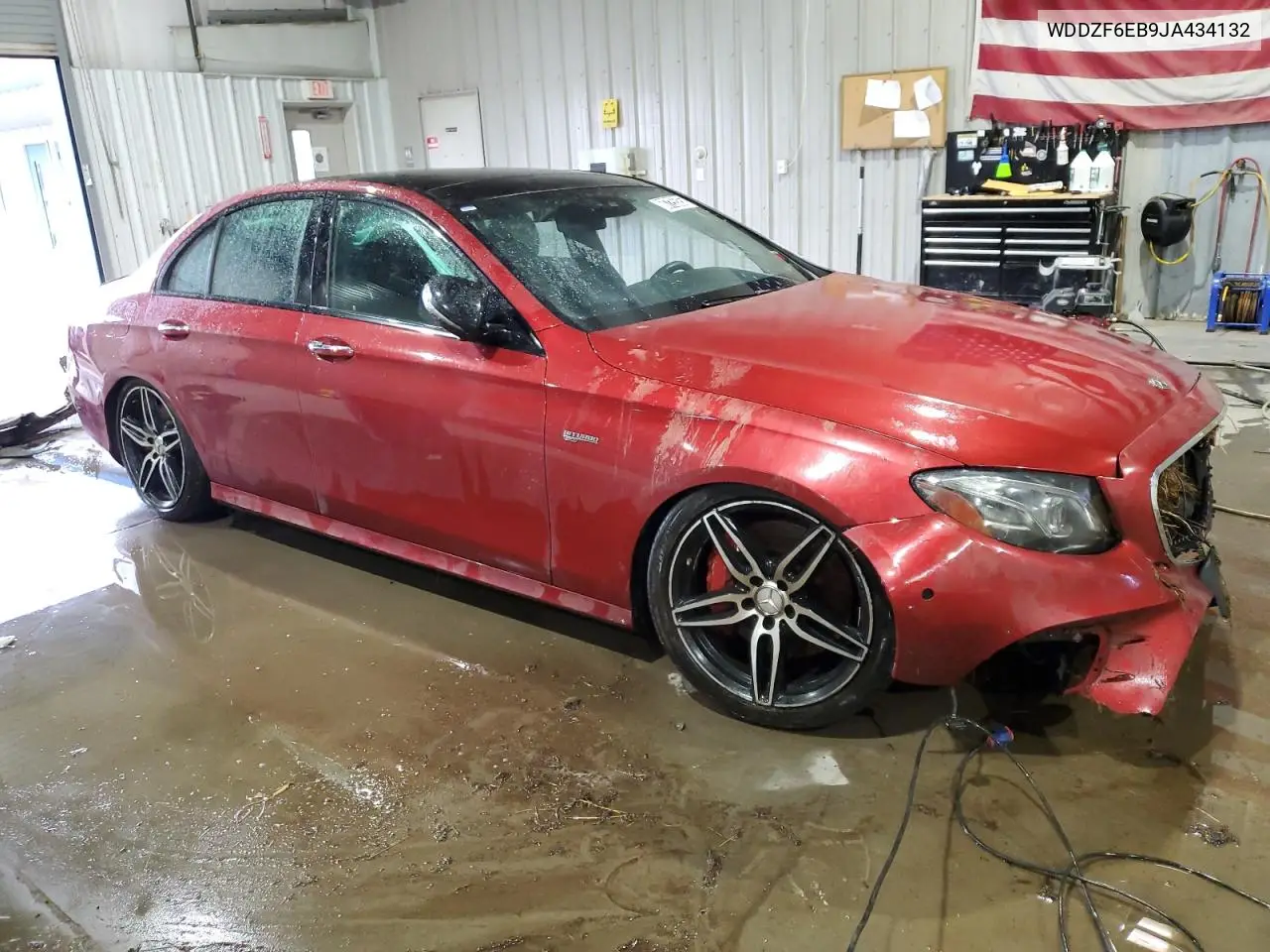 WDDZF6EB9JA434132 2018 Mercedes-Benz E 43 4Matic Amg