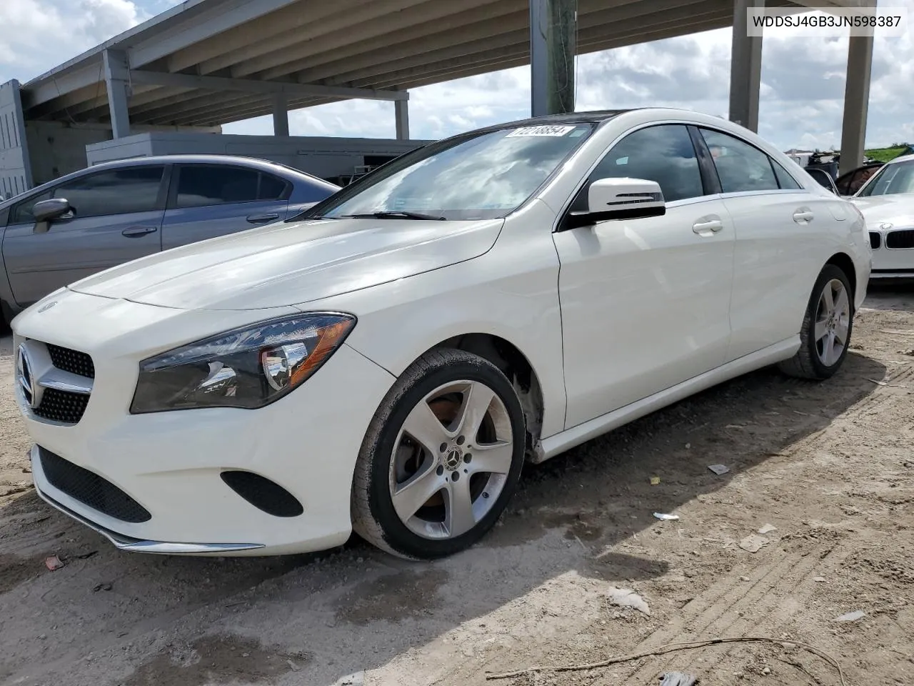 WDDSJ4GB3JN598387 2018 Mercedes-Benz Cla 250 4Matic