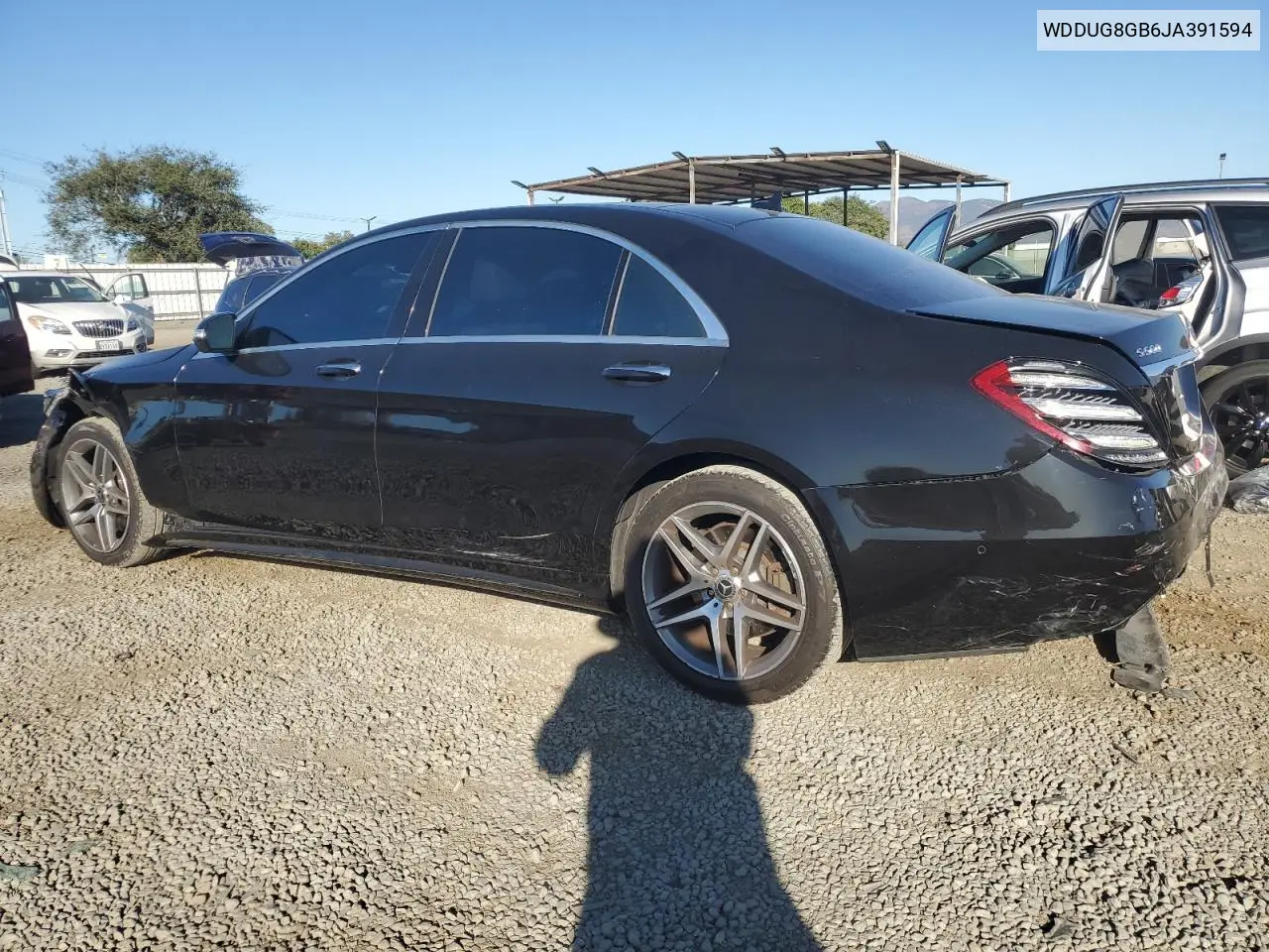 WDDUG8GB6JA391594 2018 Mercedes-Benz S 560 4Matic