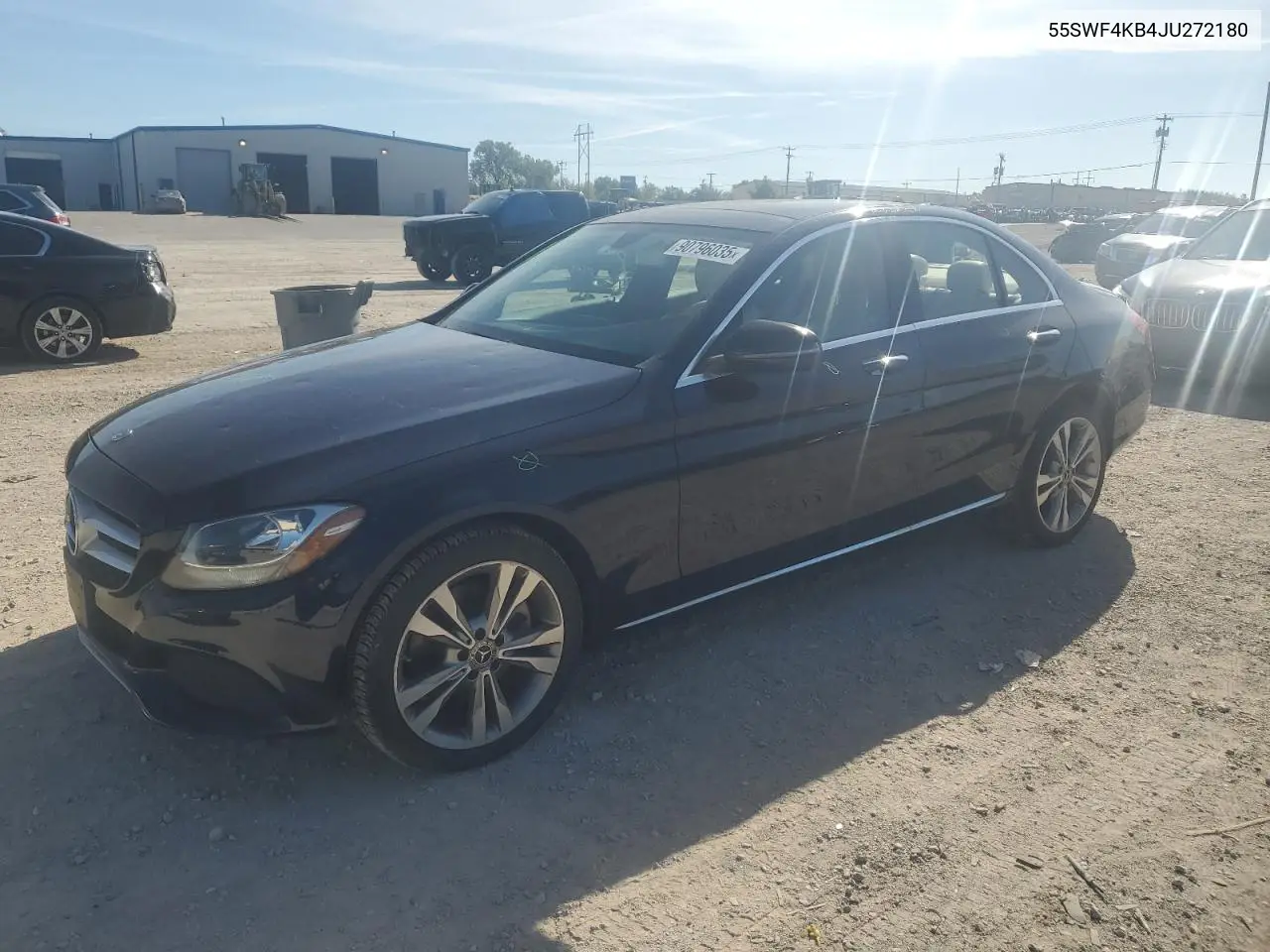 55SWF4KB4JU272180 2018 Mercedes-Benz C 300 4Matic