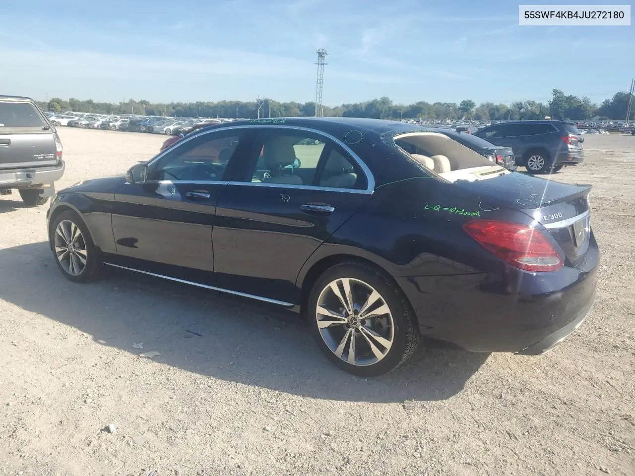 55SWF4KB4JU272180 2018 Mercedes-Benz C 300 4Matic