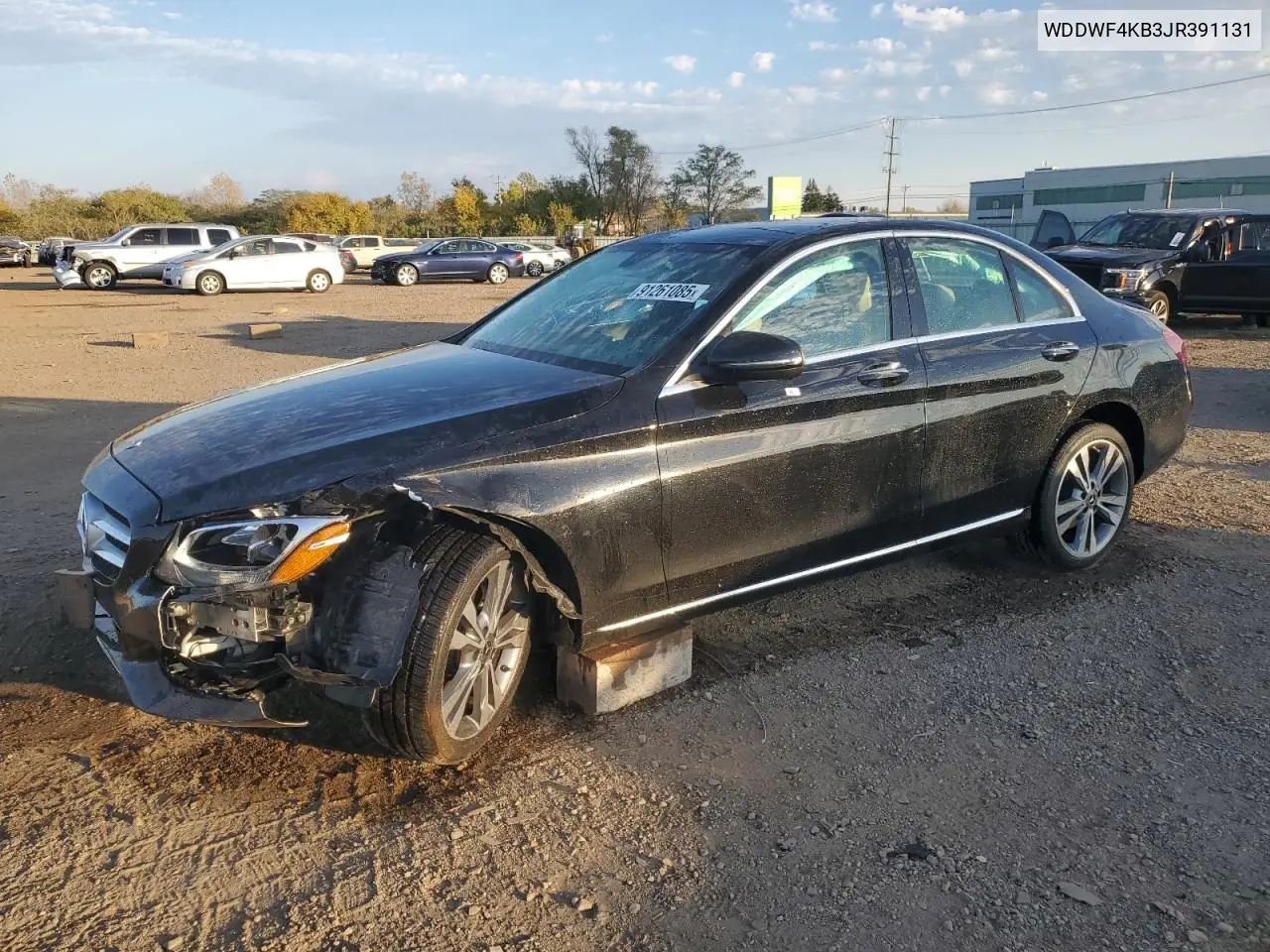 WDDWF4KB3JR391131 2018 Mercedes-Benz C 300 4Matic