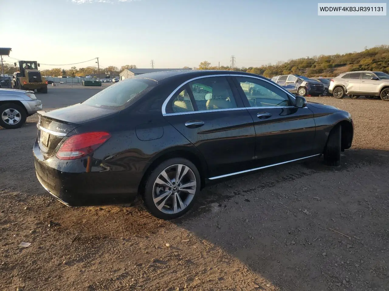 WDDWF4KB3JR391131 2018 Mercedes-Benz C 300 4Matic