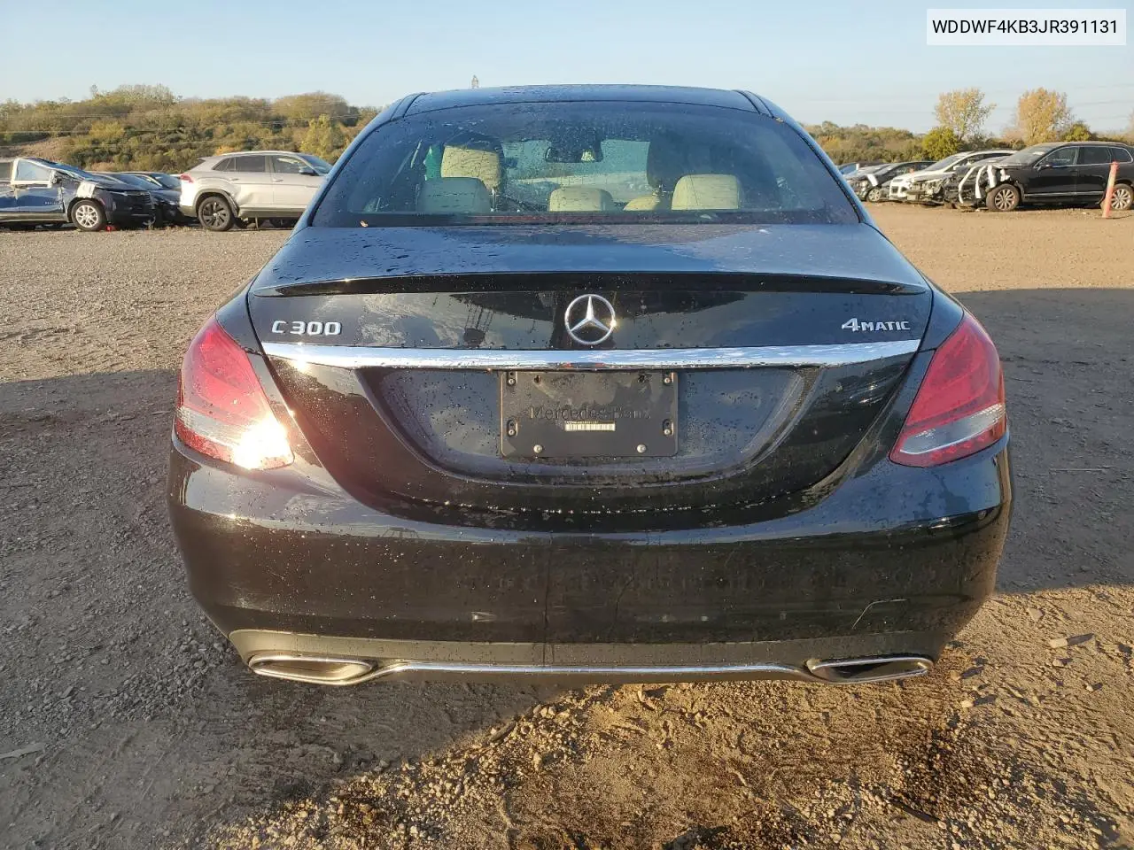 WDDWF4KB3JR391131 2018 Mercedes-Benz C 300 4Matic