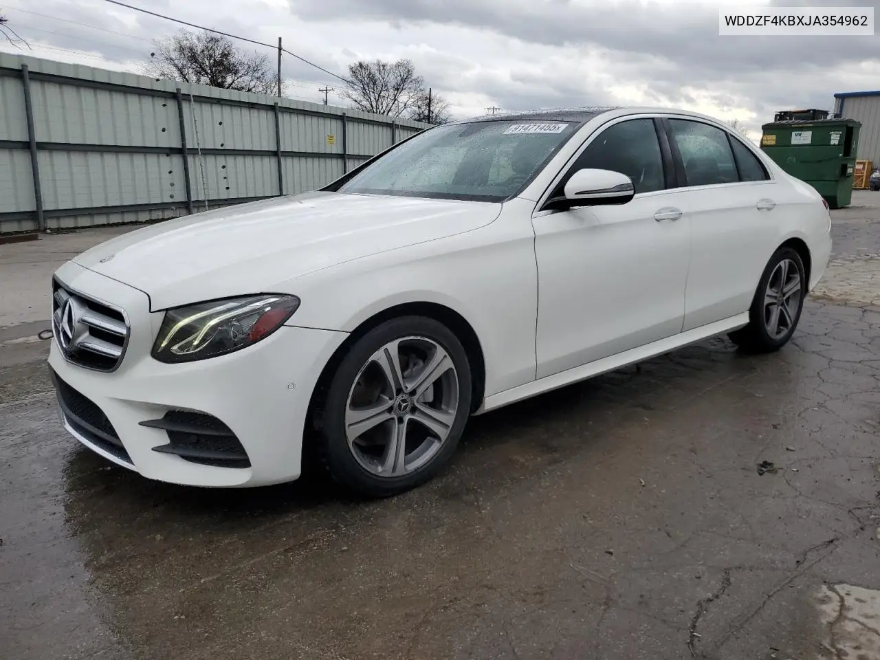 WDDZF4KBXJA354962 2018 Mercedes-Benz E 300 4Matic