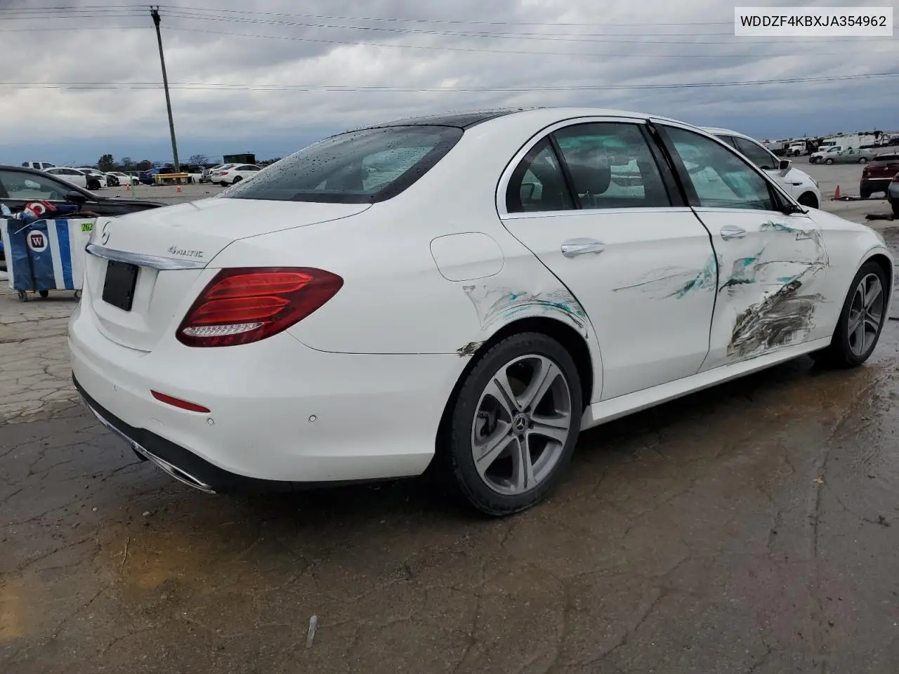 WDDZF4KBXJA354962 2018 Mercedes-Benz E 300 4Matic