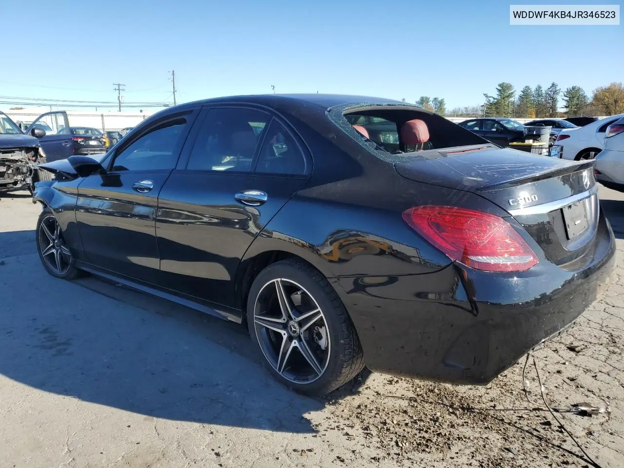WDDWF4KB4JR346523 2018 Mercedes-Benz C 300 4Matic