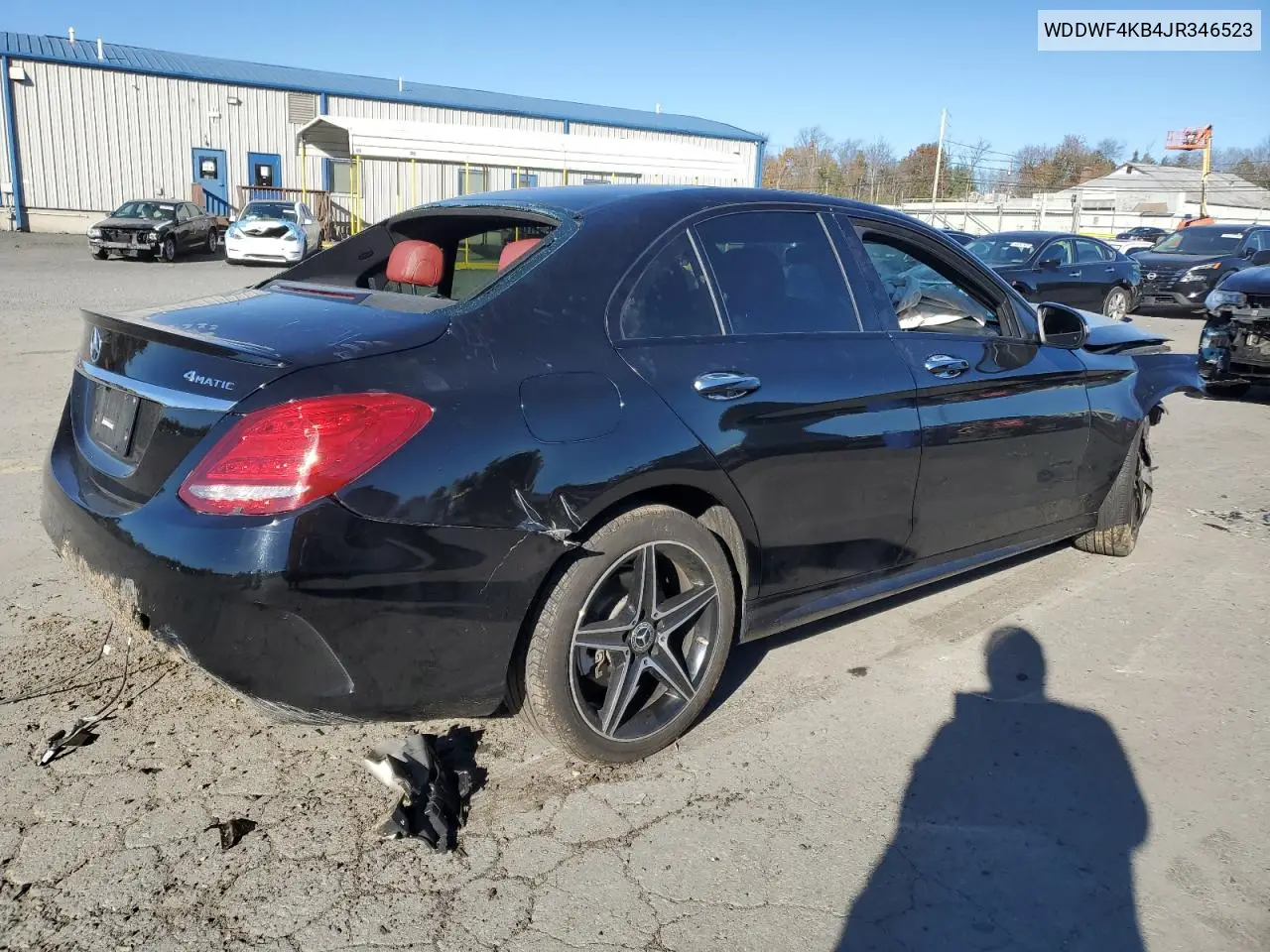 WDDWF4KB4JR346523 2018 Mercedes-Benz C 300 4Matic