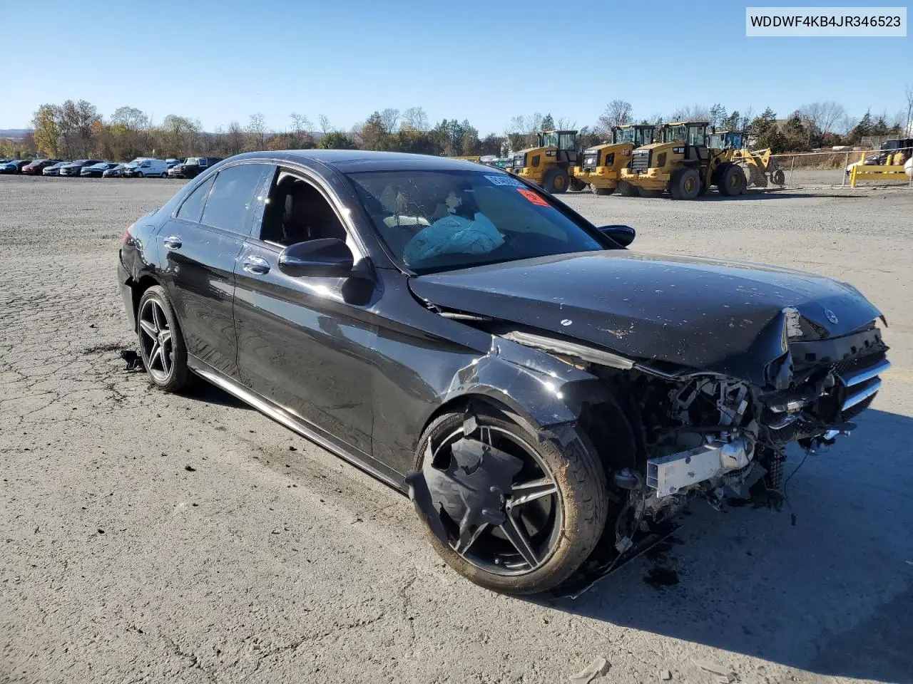 WDDWF4KB4JR346523 2018 Mercedes-Benz C 300 4Matic