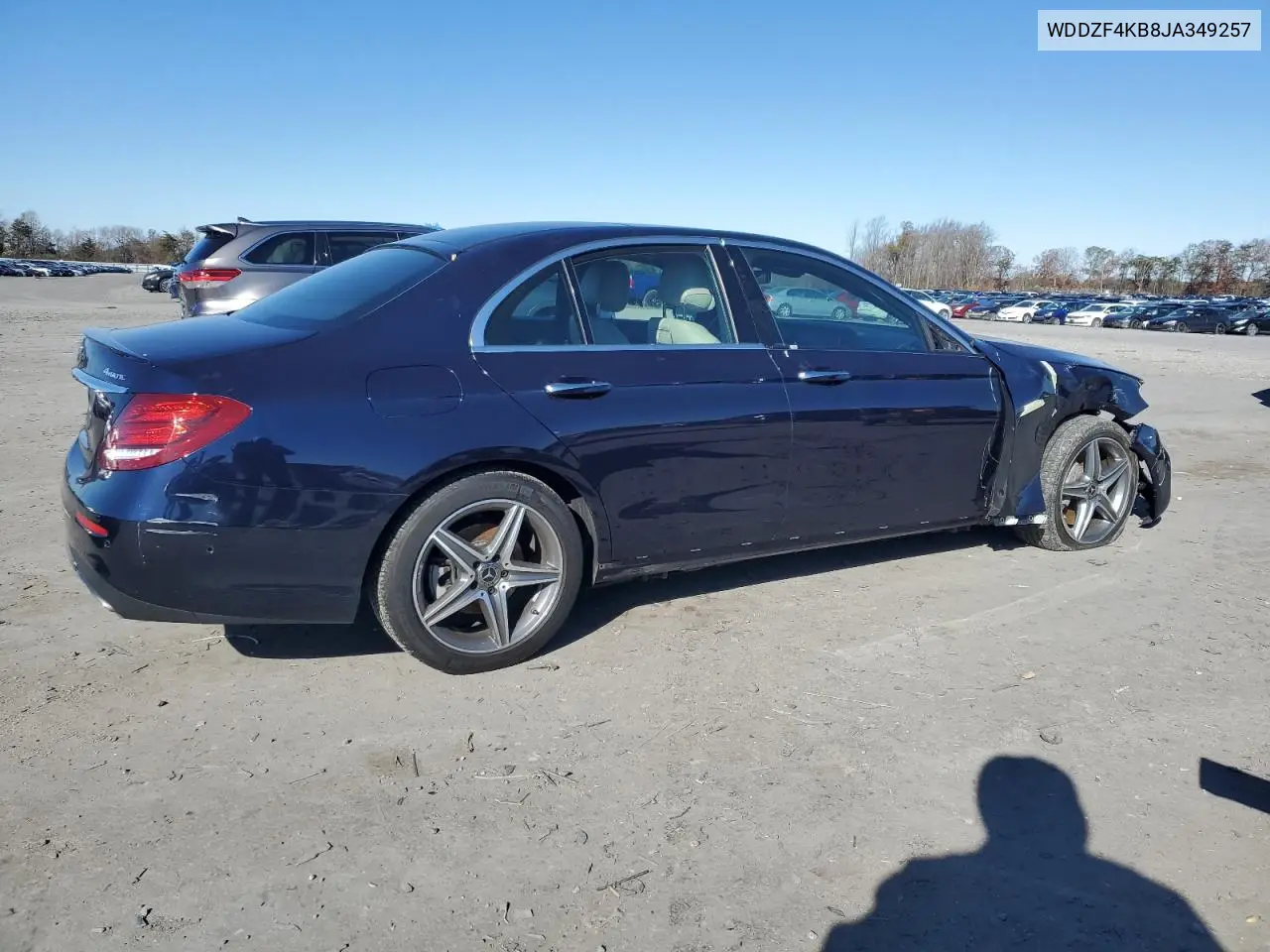 WDDZF4KB8JA349257 2018 Mercedes-Benz E 300 4Matic