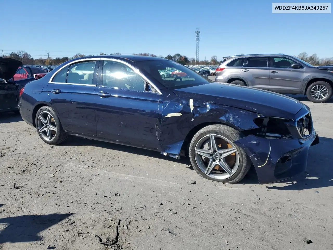 WDDZF4KB8JA349257 2018 Mercedes-Benz E 300 4Matic