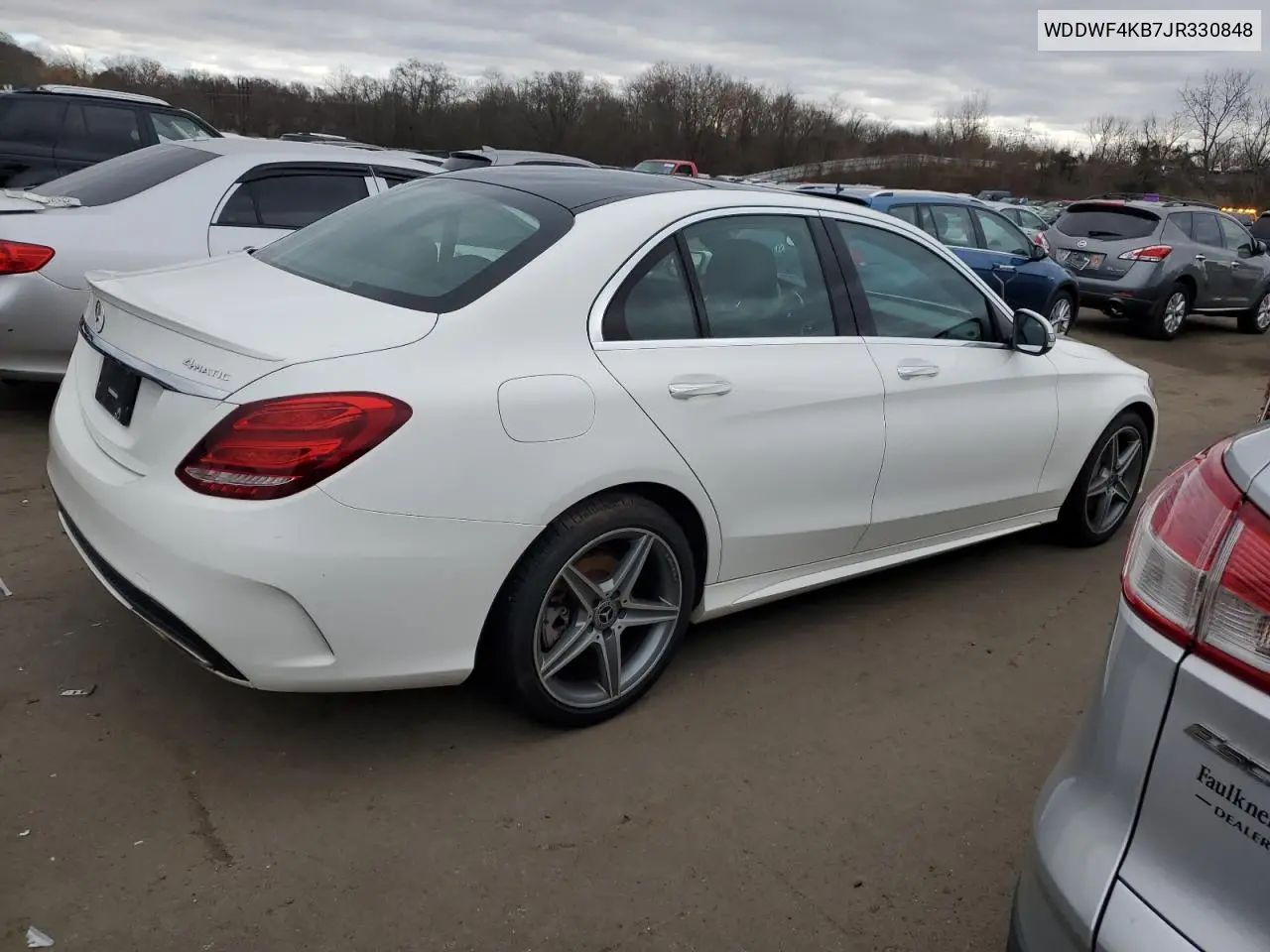 WDDWF4KB7JR330848 2018 Mercedes-Benz C 300 4Matic