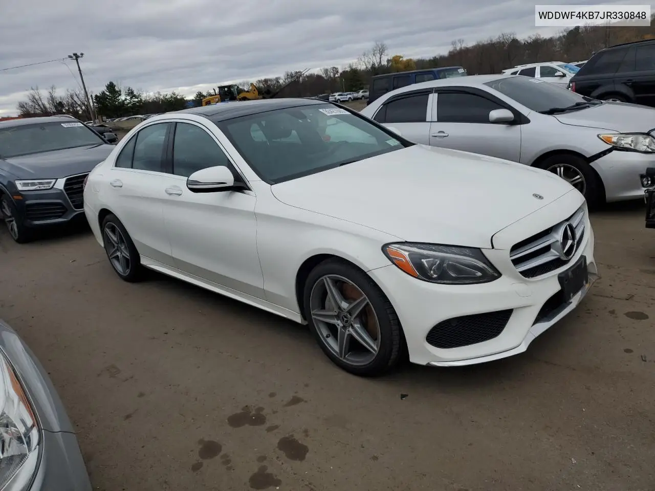 WDDWF4KB7JR330848 2018 Mercedes-Benz C 300 4Matic