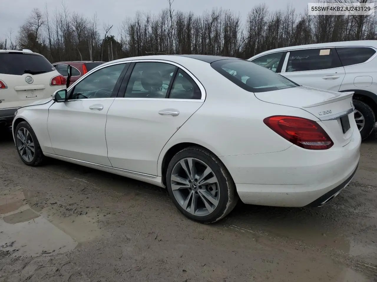 55SWF4KB2JU243129 2018 Mercedes-Benz C 300 4Matic