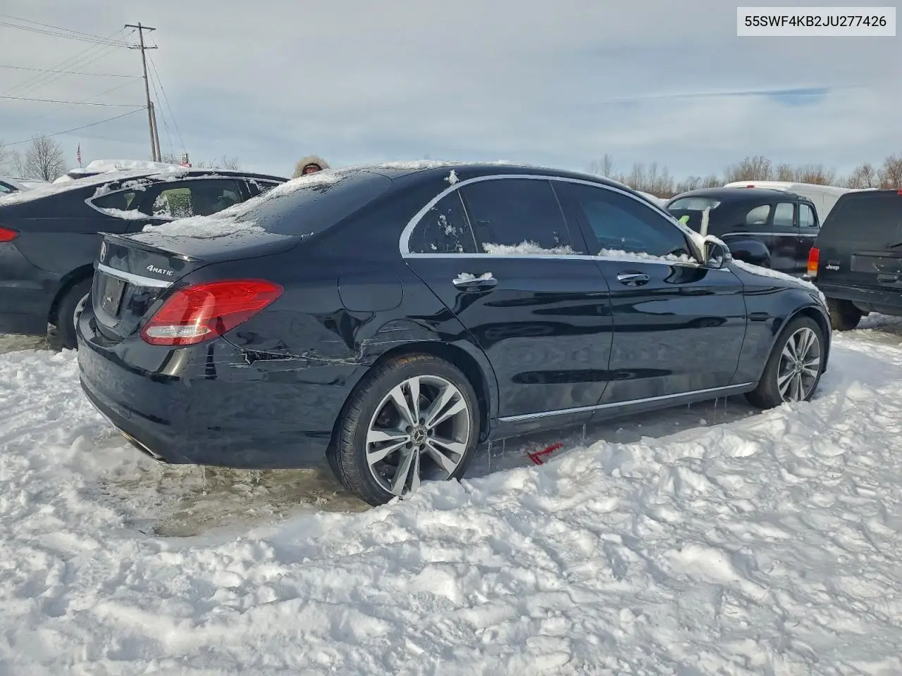55SWF4KB2JU277426 2018 Mercedes-Benz C 300 4Matic