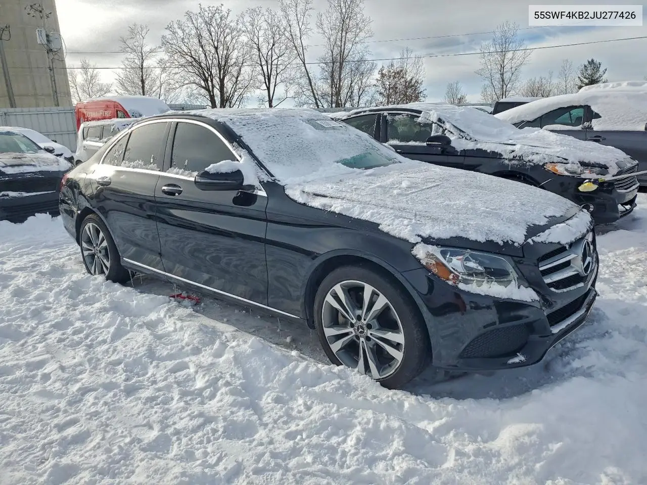 55SWF4KB2JU277426 2018 Mercedes-Benz C 300 4Matic