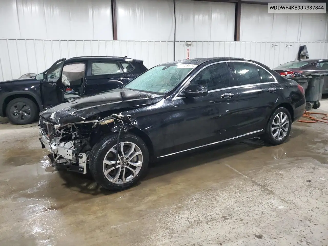 WDDWF4KB9JR387844 2018 Mercedes-Benz C 300 4Matic