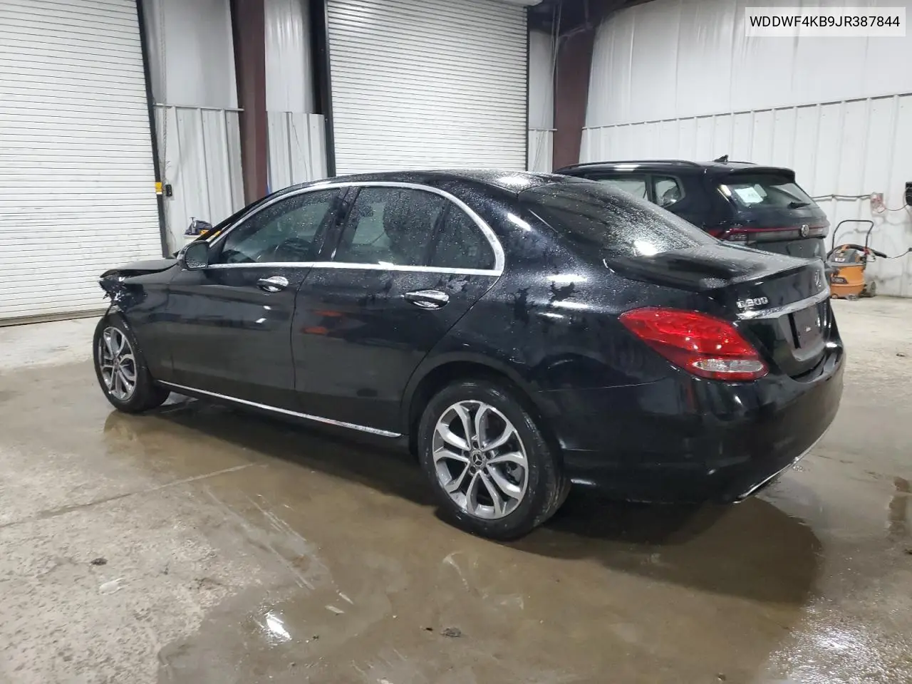 WDDWF4KB9JR387844 2018 Mercedes-Benz C 300 4Matic