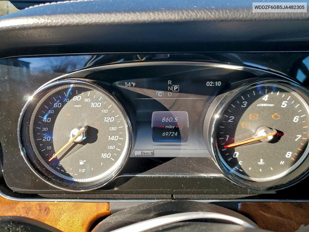 WDDZF6GB5JA482305 2018 Mercedes-Benz E 400 4Matic