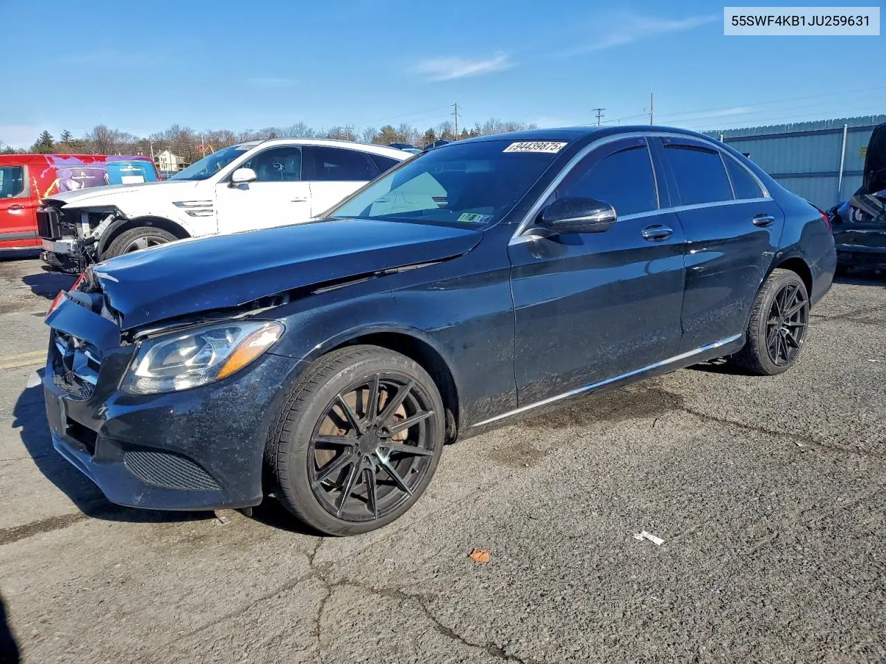 55SWF4KB1JU259631 2018 Mercedes-Benz C 300 4Matic