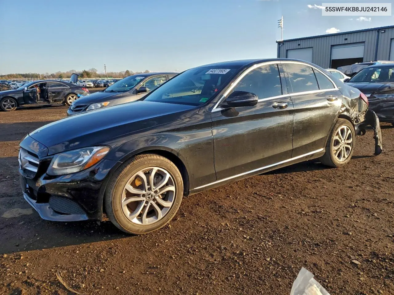 55SWF4KB8JU242146 2018 Mercedes-Benz C 300 4Matic